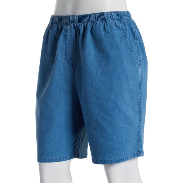 Petite Components 7in. Denim Shorts - Boscov's