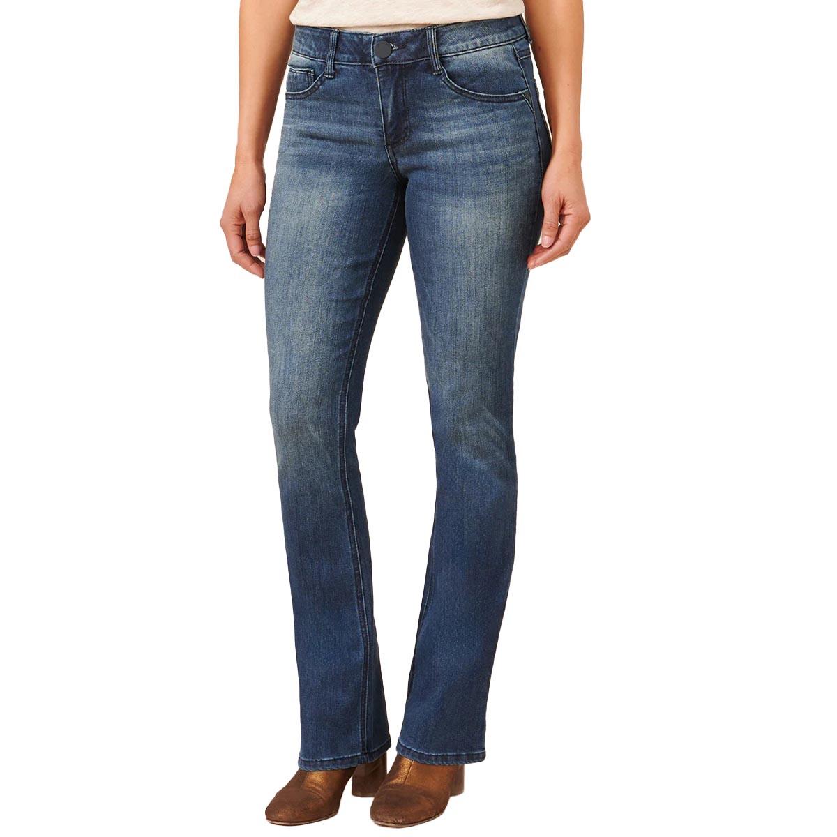 Open Video Modal for Womens Democracy Absolution&#40;R&#41; Itty Bitty Lux Bootcut Jeans