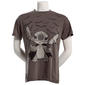 Juniors Freeze Stitch Bats Flocked Boyfriend Tee - image 1