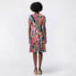 Plus Size Sami & Jo Keyhole Neck Floral Abstract A-Line Dress - image 2