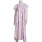 Womens Miss Elaine Watercolor Floral Ballet Nightgown - image 1