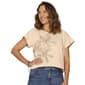 Womens Democracy Short Sleeve Scoop Neck Boyfriend Tee - image 1