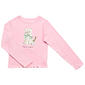 Girls (7-16) Dream Girl Long Sleeve Up To No Good Cat Tee - image 1