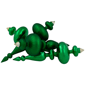 Northlight 4ct. Shatterproof Green Finial Christmas Ornaments - image 6