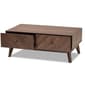 Baxton Studio Hartman Modern Walnut Brown Wood Coffee Table - image 2