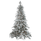 Northlight 7.5ft. Real Touch(tm) Pre-Lit Flocked Fir Christmas Tree - image 1