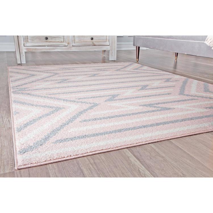 Rugs America™ Miko Strawberry Geometric Contemporary Area Rug