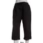 Womens Jordana Rose Rib-Knit Waist Capri Pants - image 5
