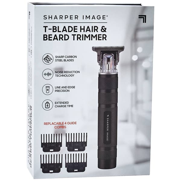 Sharper Image T-Blade Hair And Beard Trimmer - image 
