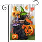 Briarwood Lane Halloween Kitten & Jacks Garden Flag - image 1