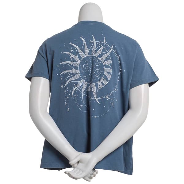 Juniors Plus Attitude Not Included Celestial Back Graphic Tee