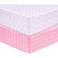 Sammy & Lou&#40;R&#41; Floral 2pk. Microfiber Fitted Crib Sheets - image 1