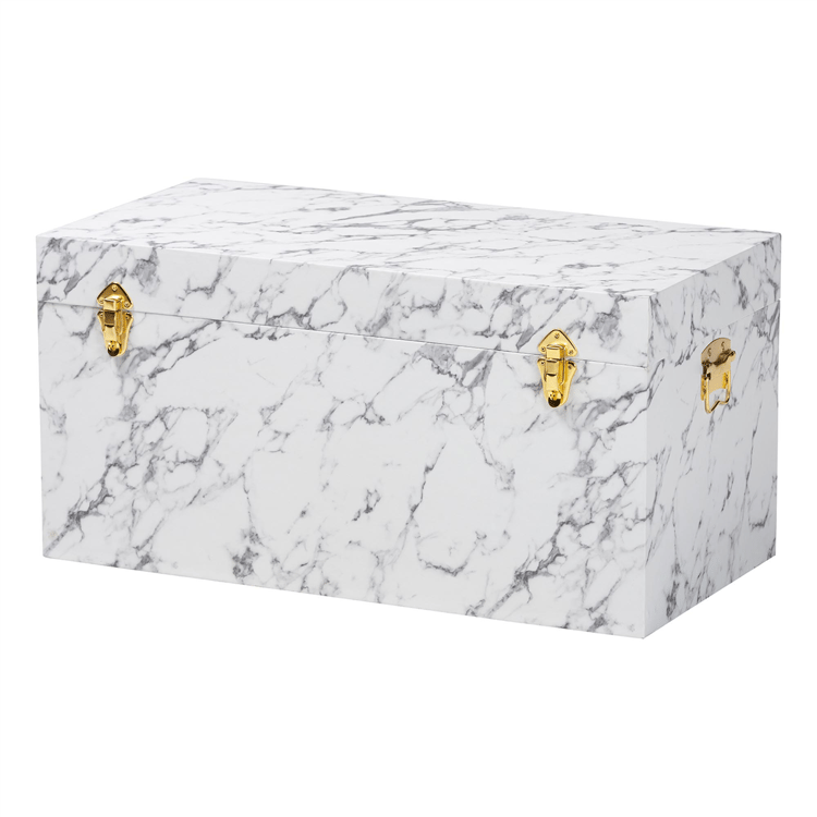 Baxton Studio Brenta Storage Trunk with Lift-Top Lid
