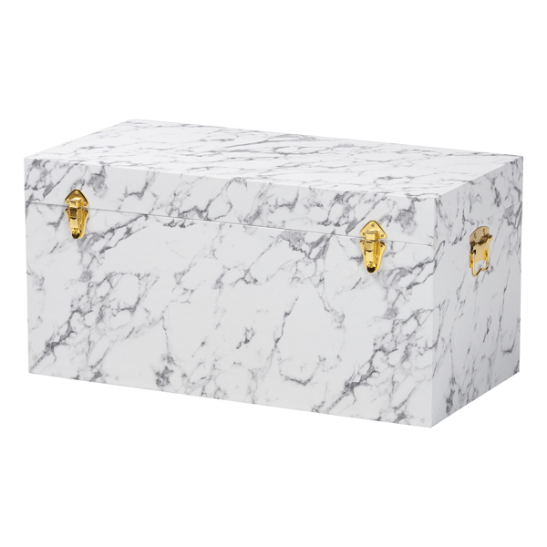 Baxton Studio Brenta Storage Trunk with Lift-Top Lid