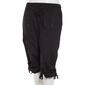 Plus Size Da-sh 19in. Emma Knit Waist Poplin Capri Pants - image 1