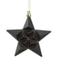 DAK 12ct. Matte Glittered Star Christmas Ornaments - image 2