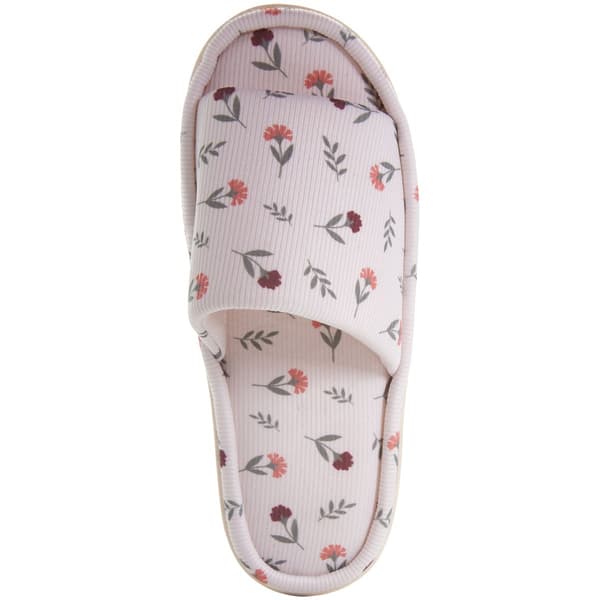 Womens Ella & Joy Floral Slide Slippers