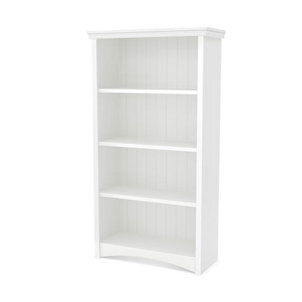 South Shore 4-Shelf Bookcase - Pure White - image 
