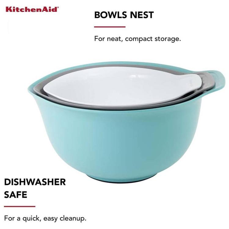 KitchenAid® Universal Set of 3 Mixing Bowls