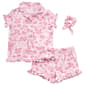 Toddler Girl Laura Ashley® Bunny Floral Top & Shorts Pajama Set - image 1
