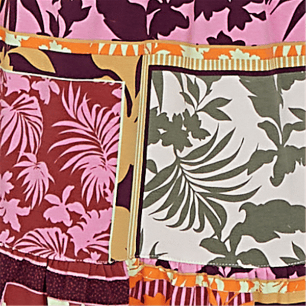 Petite Ruby Rd. Sedona Escape Tropical Patchwork Shift Dress