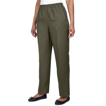 Petite Alfred Dunner Classics Proportioned Casual Pants - Medium - Boscov's