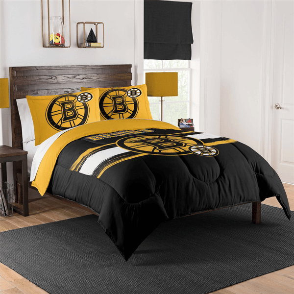 Sweet Home Collection NHL Boston Bruins Comforter Set