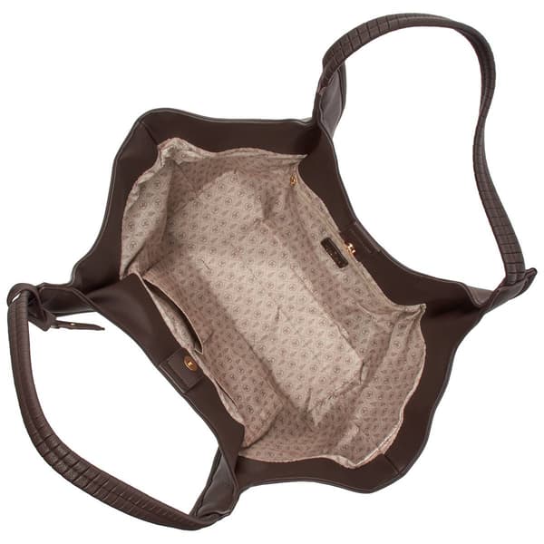 London Fog Lillian Braided Handle Tote