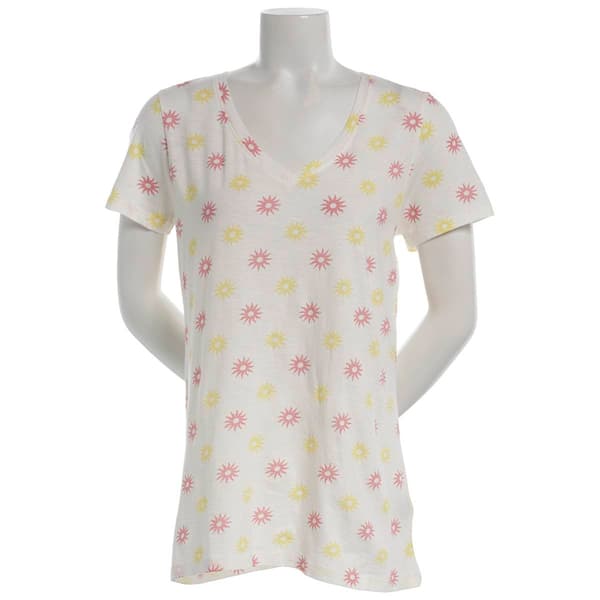 Plus Size Architect® Short Sleeve V Neck Suns Tee