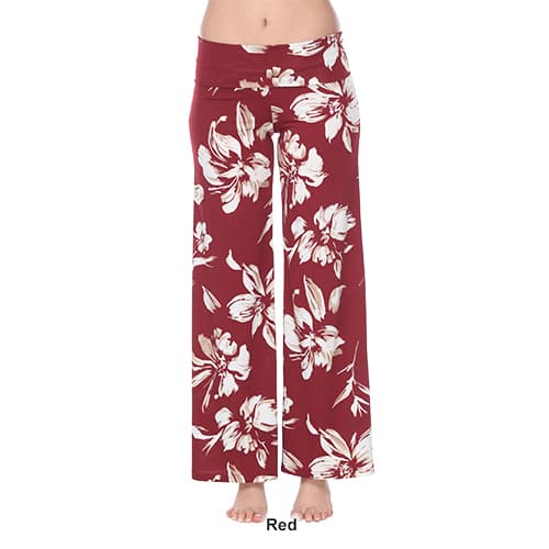 Womens White Mark Floral Print Palazzo Pants