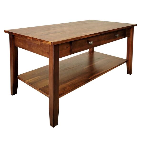 Casual Contemporary Living Solid Acacia Coffee Table - image 