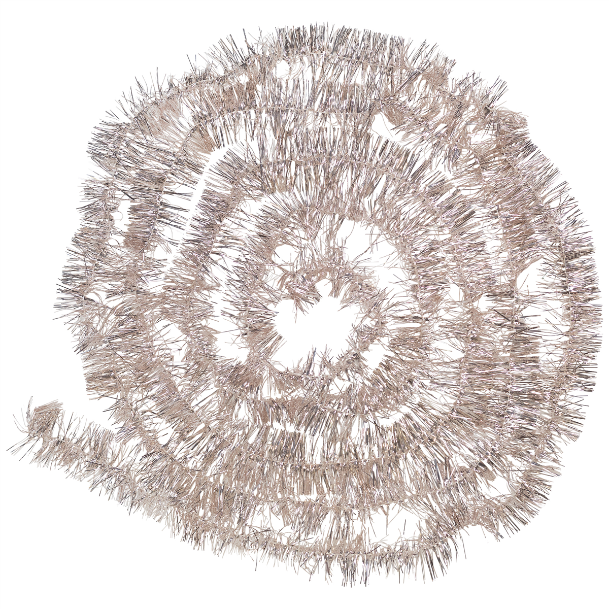 Northlight 18ft. Silver & Pink Shiny Tinsel Christmas Garland