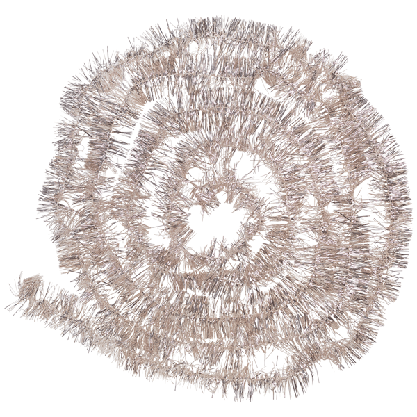 Northlight 18ft. Silver & Pink Shiny Tinsel Christmas Garland