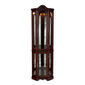 Southern Enterprises Lighted Corner Curio Cabinet - image 3