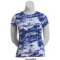Womens Preswick & Moore&#174; Short Sleeve Splatter Print Tee - image 4