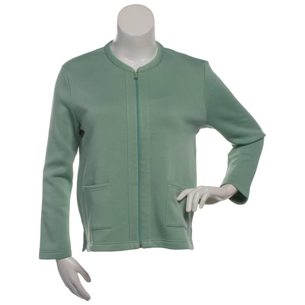 Womens Hasting & Smith Long Sleeve Fleece Zip Cardigan