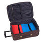 American Flyer Fleur De Lis 4pc. Luggage Set-Black - image 3