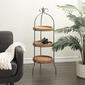 9th & Pike&#174; Arched Metal And Wood 3-Tier Rack - image 2