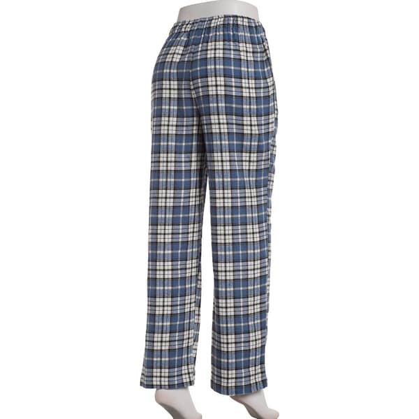 Juniors Derek Heart Flannel Plaid Lounge Pants with Star Patch