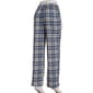 Juniors Derek Heart Flannel Plaid Lounge Pants with Star Patch - image 2