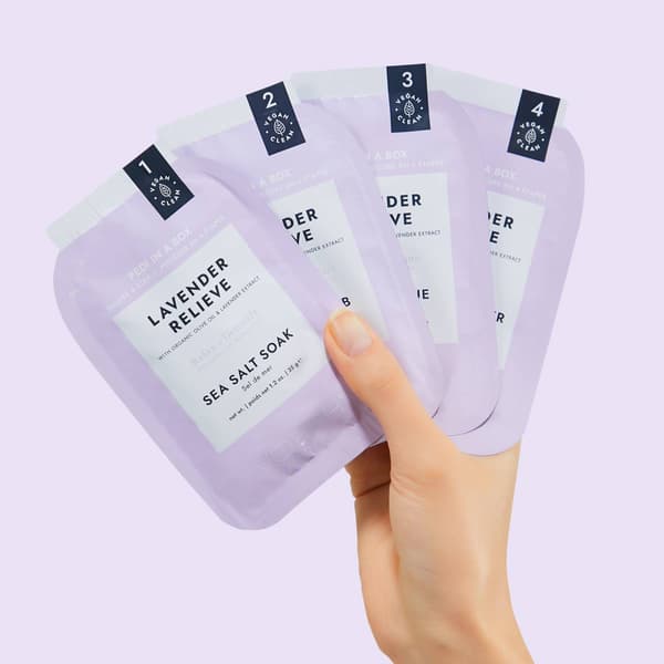 Voesh Pedi Moments Lavender Relieve