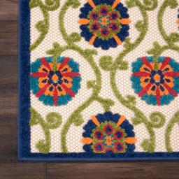 Nourison Aloha Vines Contemporary Indoor/Outdoor Area Rug