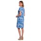 Plus Size Architect® Short Sleeve Tonal Floral A-Line Dress - image 2