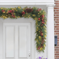 Puleo International 6ft. Pre-Lit Adorned Christmas Garland - image 2