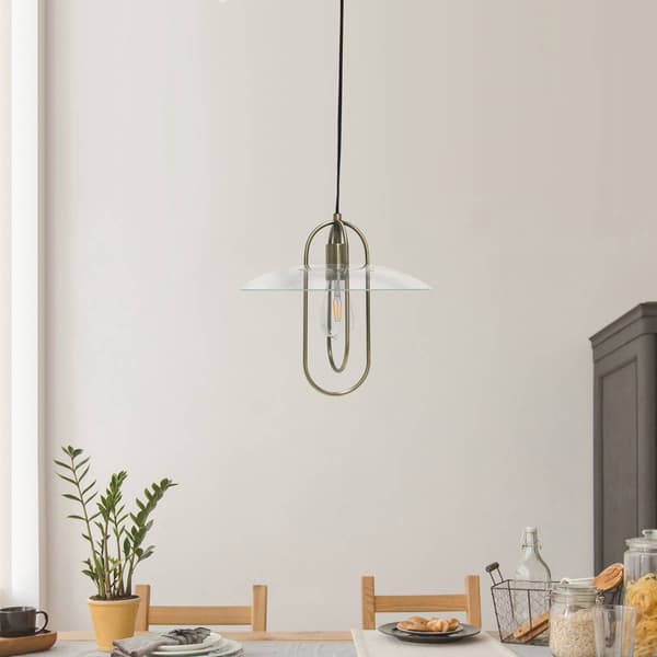 Lalia Home 1 Light Elongated Metal Pendant Light