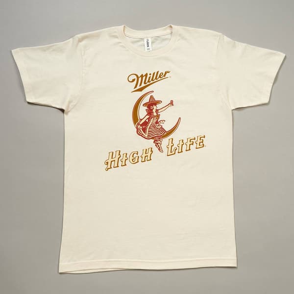 Mens Miller High Life Short Sleeve Graphic Tee - image 
