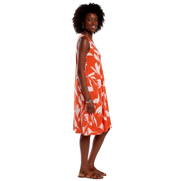 Womens Harlow & Rose Abstract Brush Stroke Shift Dress