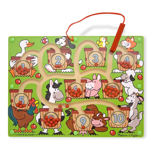 Melissa & Doug&#40;R&#41; Magnetic Number Maze - image 