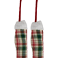 Northlight Red & Green Plaid Elf Leg Christmas Picks - Set of 2 - image 6