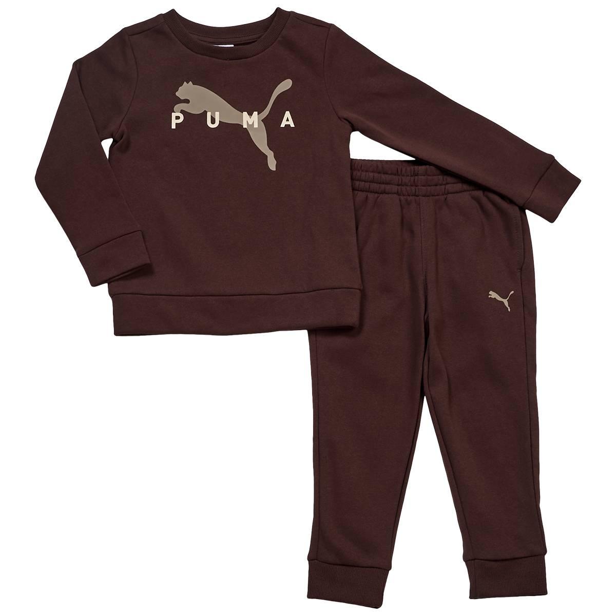 Boys (4-7) Puma(R) Chest Logo Sweatshirt & Jogger Set